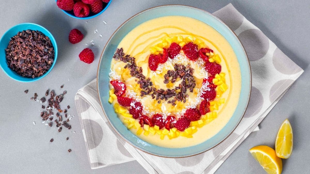 Smoothie bowl med mango