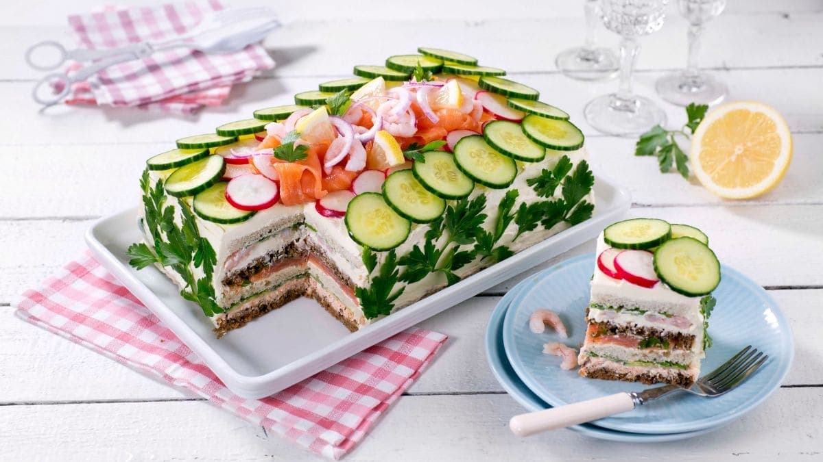 Smørbrødterte | Smörgåstårta