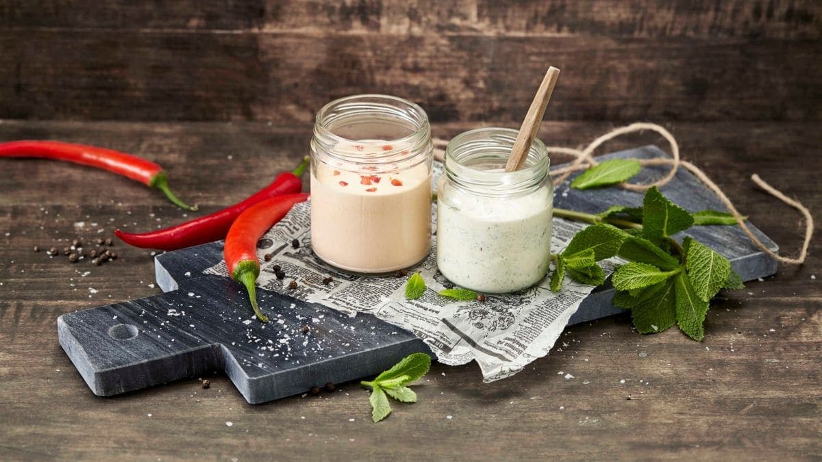 Myntedressing og Chilidressing