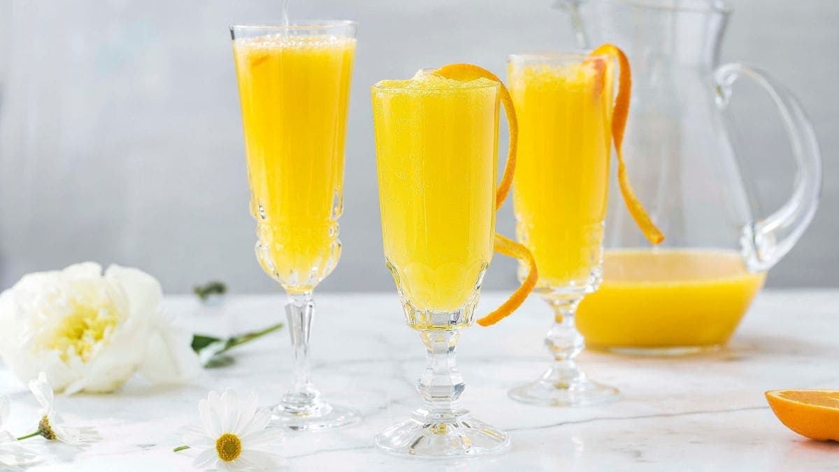 Sprudlende appelsinmocktail