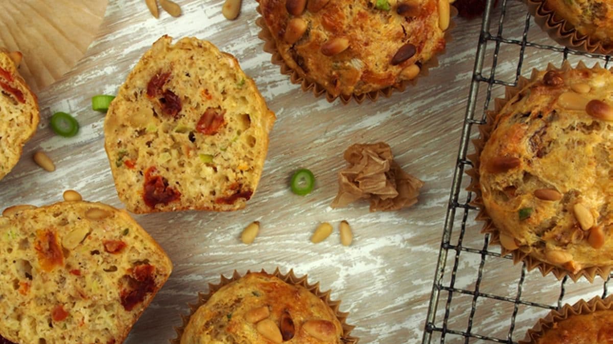 Saftige og halvgrove muffins med Kefir