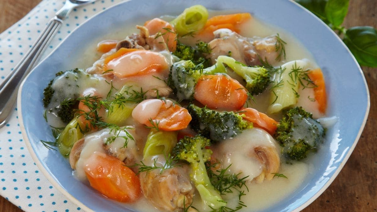 Kylling i dillsaus