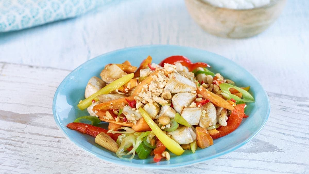 Spicy kyllingwok