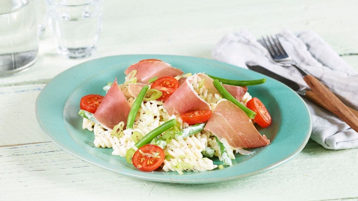 Kremet pasta med spekeskinke