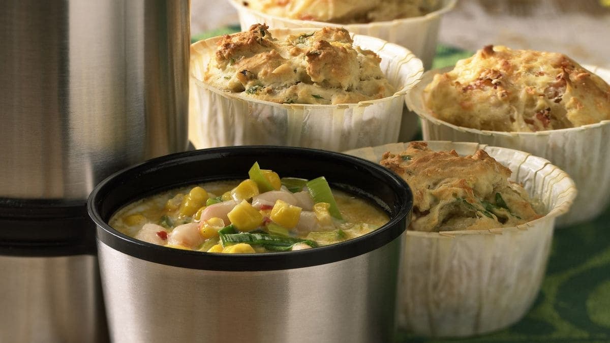 Tursuppe og muffins