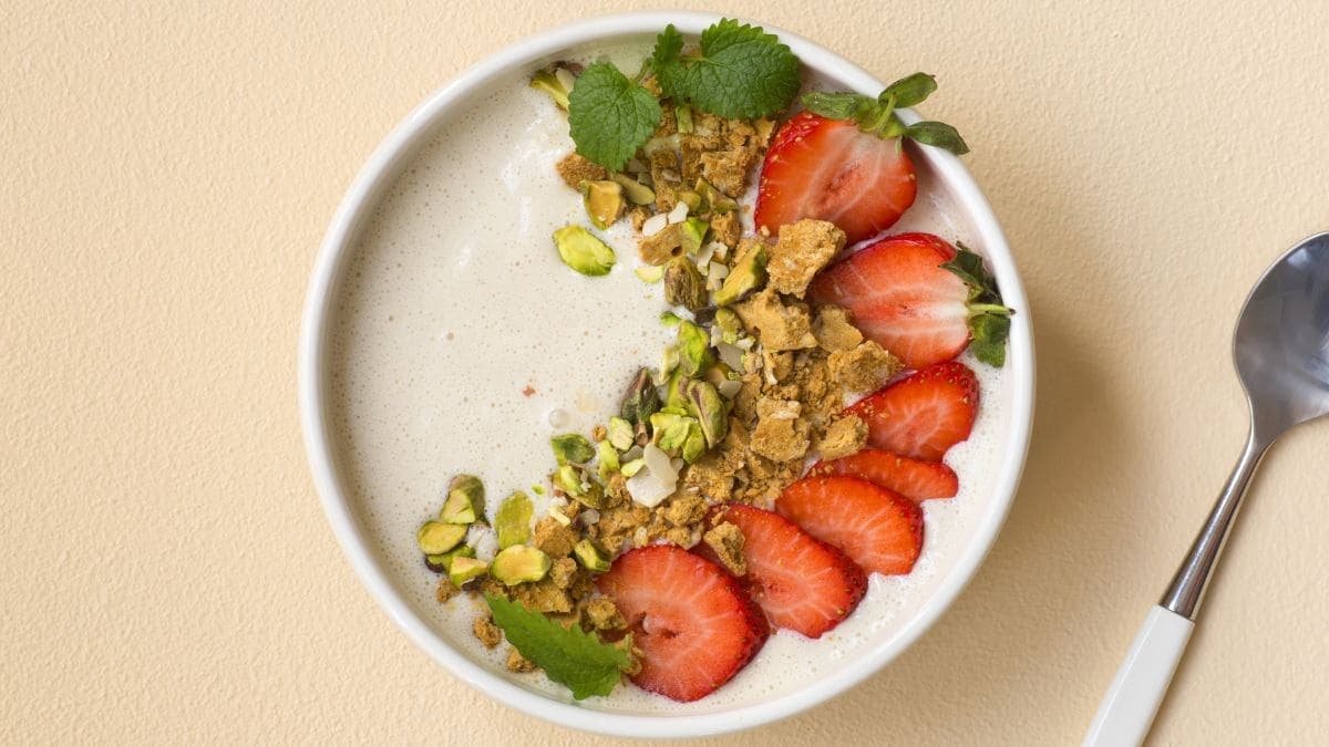 Smoothie-bowl med vanilje