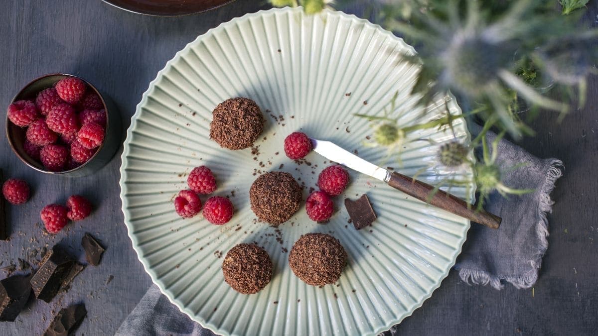 Cheese balls med sjokolade