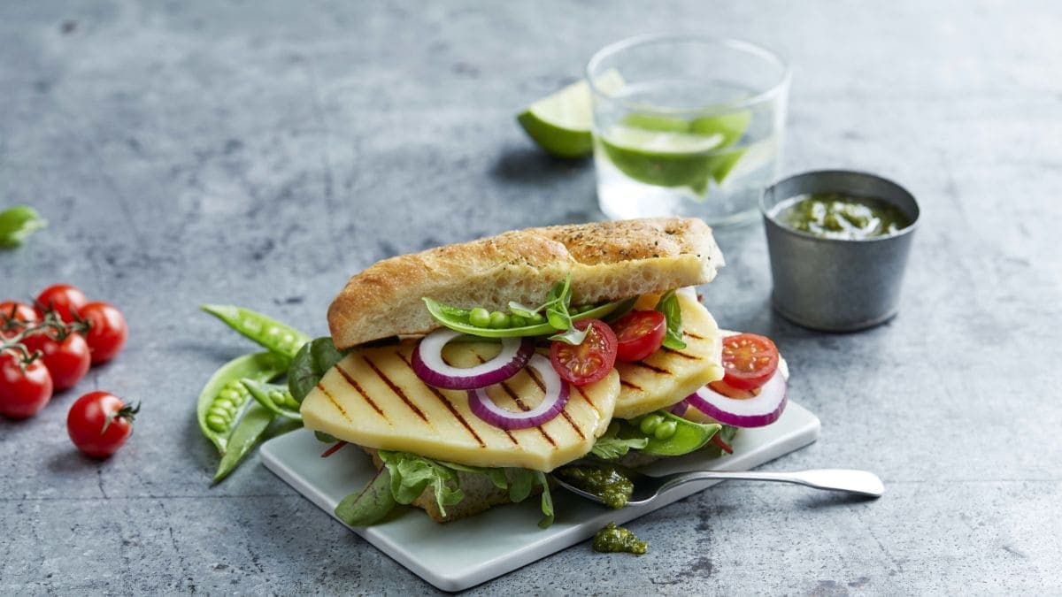 Focaccia med TINE® Grill & Stek