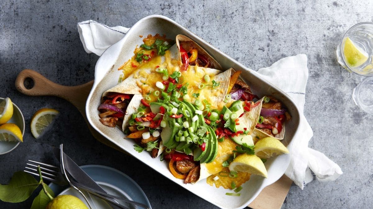 Enchiladas med kylling