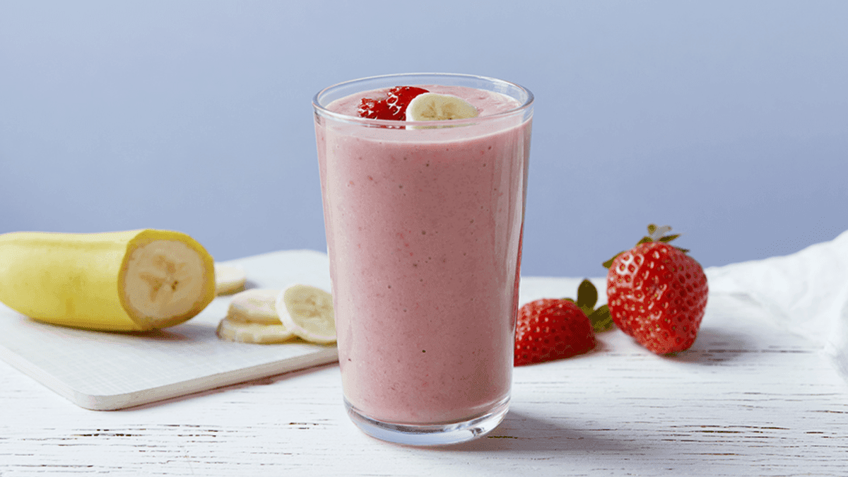Jordbærsmoothie