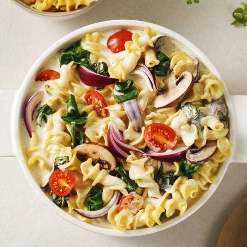 Kremet vegetarpasta