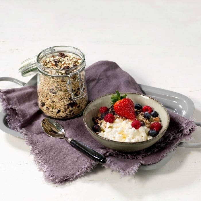 Cottage Cheese med hjemmelagd kornblanding