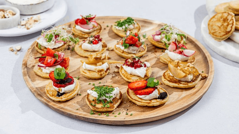 Blinis med kremost