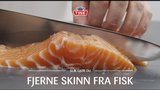 Hvordan fjerne skinnet fra fisk