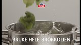 Hvordan bruke hele brokkolien