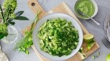 Green godess salat med TINE Kesam Mager dressing