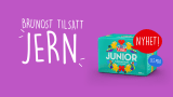 Brunost Junior - tilsatt jern, nyhet