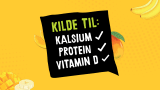 TINE Junior er kilde til kalsium, protein og vitamin D