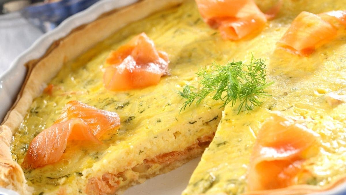 Pai med laks og Jarlsberg®