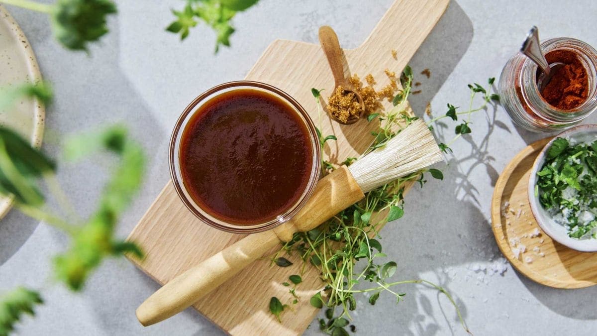 Barbequesaus med eplejuice