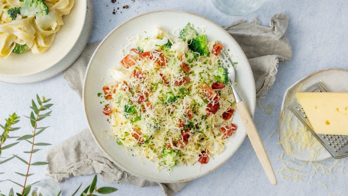 Next ImagePasta med bacon