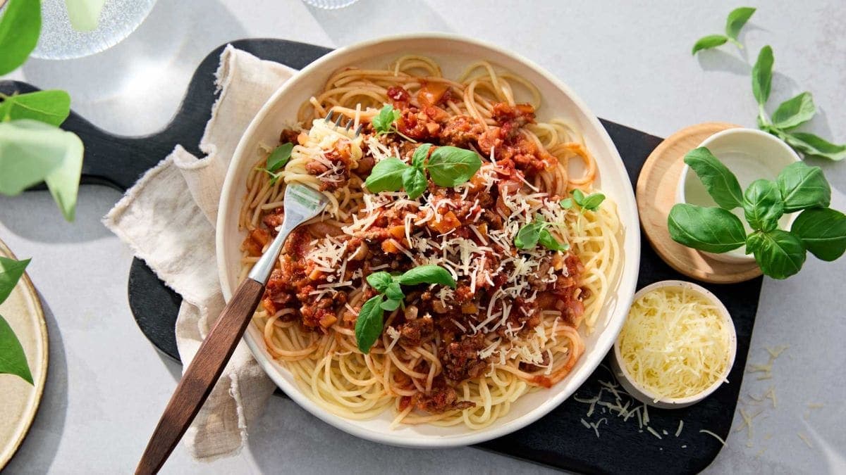 Kjøttdeig og spaghetti