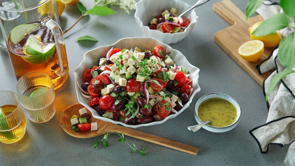 Gresk salat med salatost