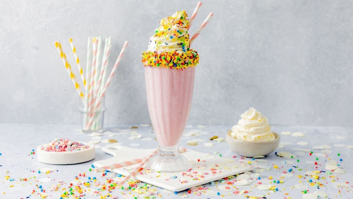 Jordbærmilkshake