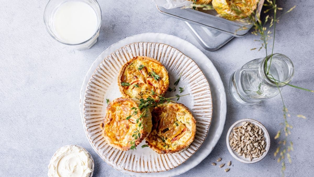 Minipaier med kremost