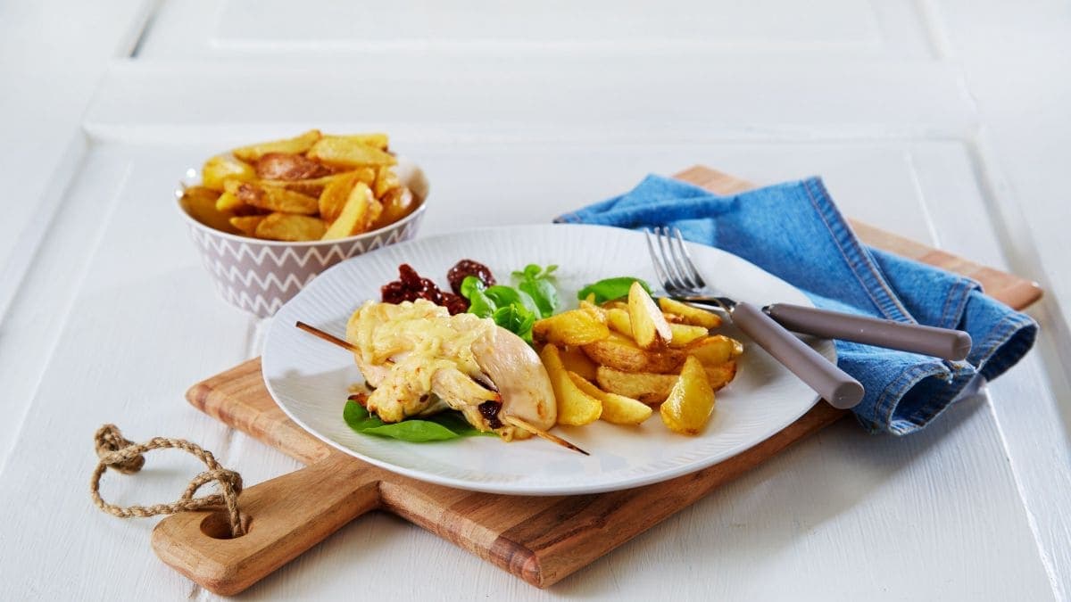 Kyllingfilet med Jarlsberg® og soltørkede tomater