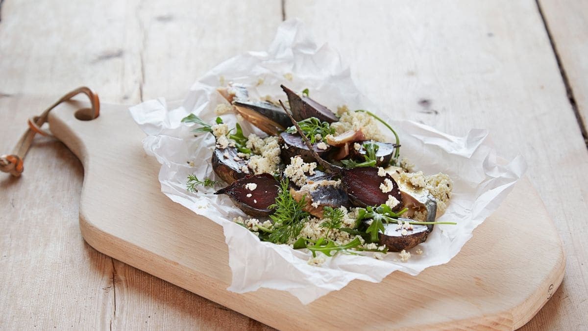 Skjørost- og rødbetsalat