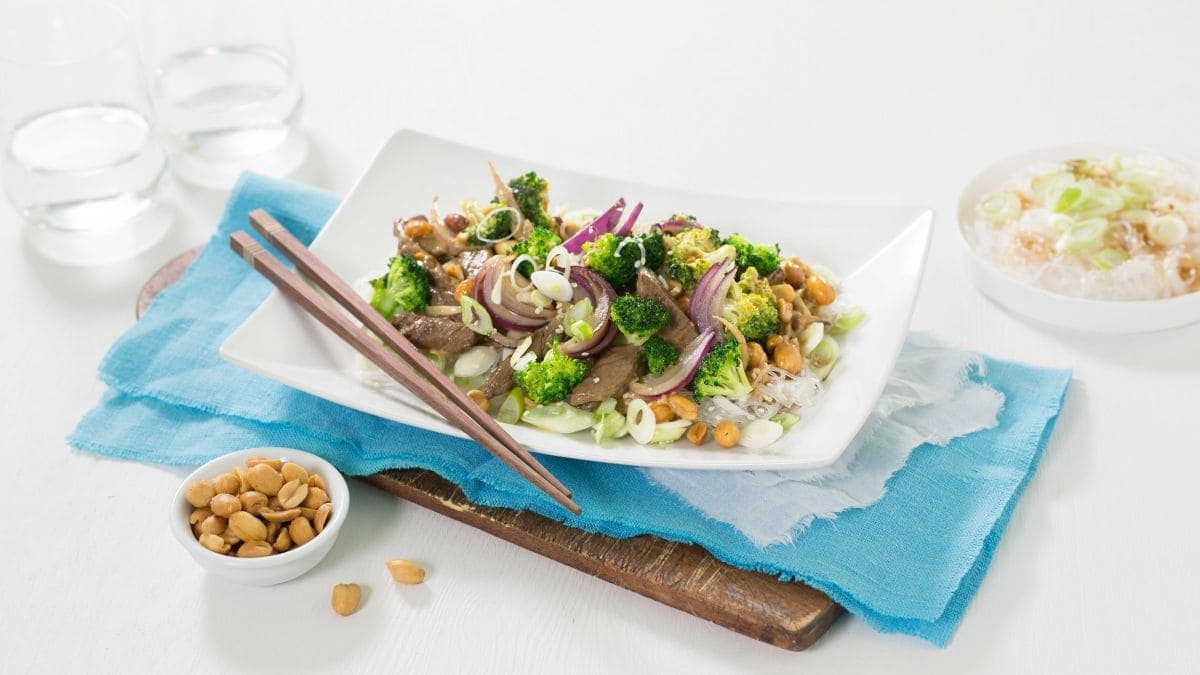 Biffwok med grønnsaker