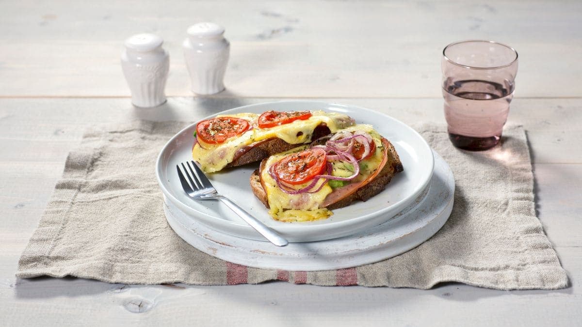 Klassisk ostesmørbrød
