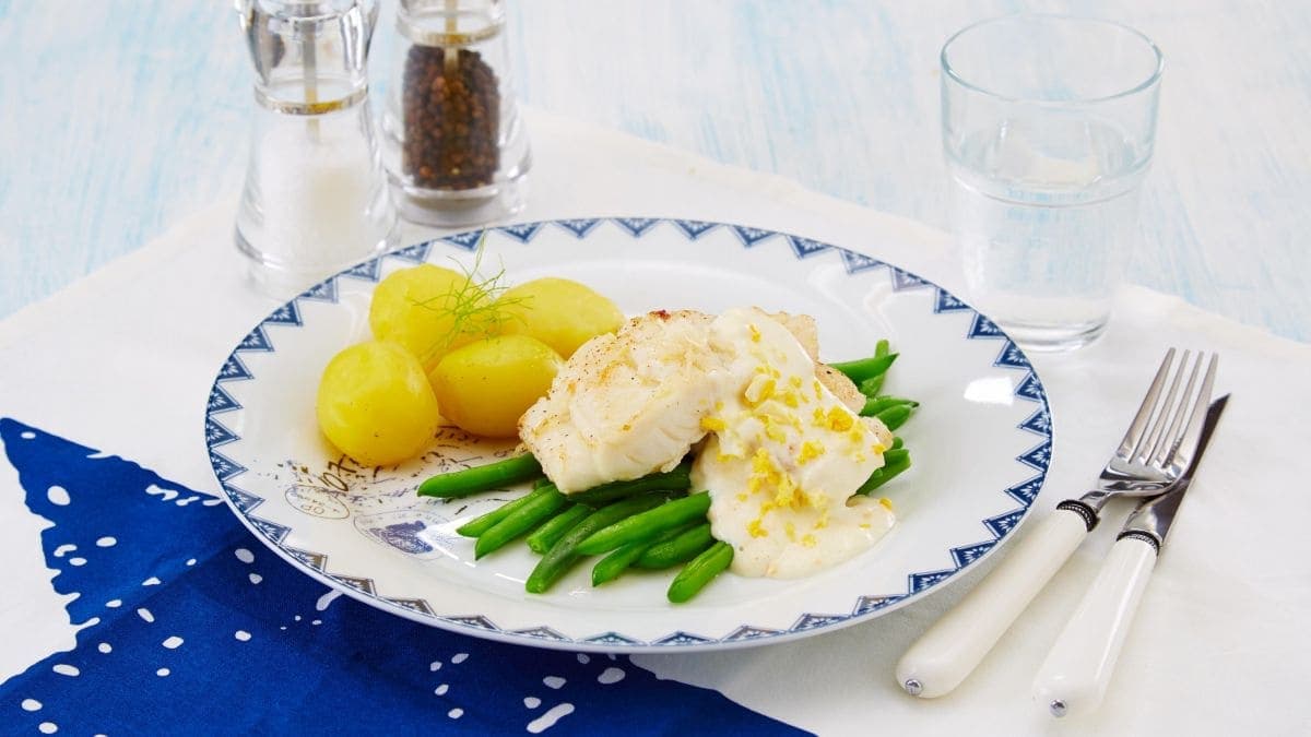 Torsk med eggesaus