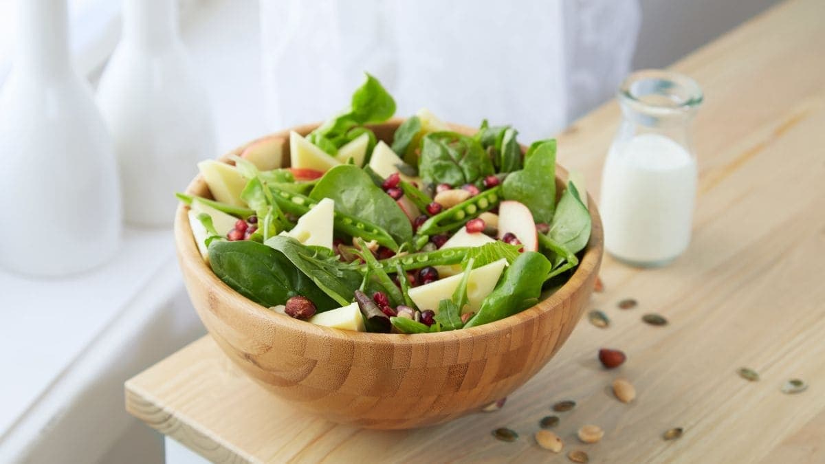 Norvegiasalat med lime - og honningdressing
