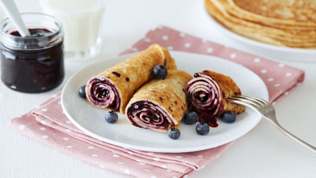 Pannekaker med syrnet melk