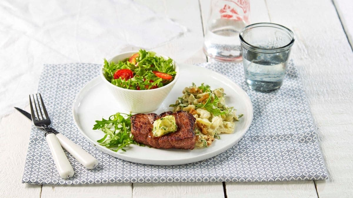 Biff med potetsalat