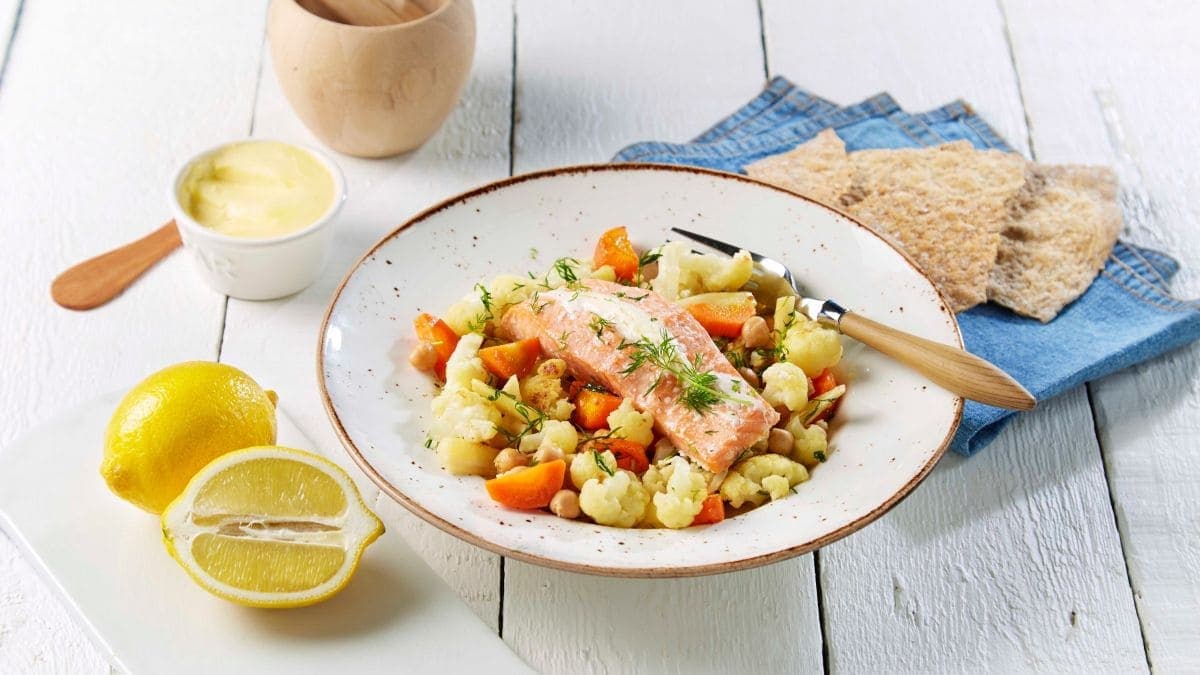 Kremostlaks på rotgrønnsaker