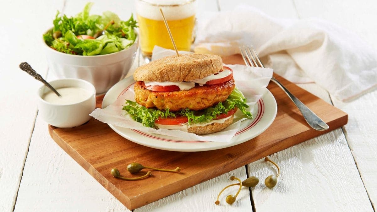 Lakseburger