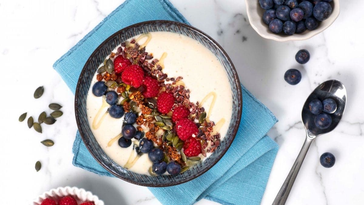 Smoothie bowl med banan