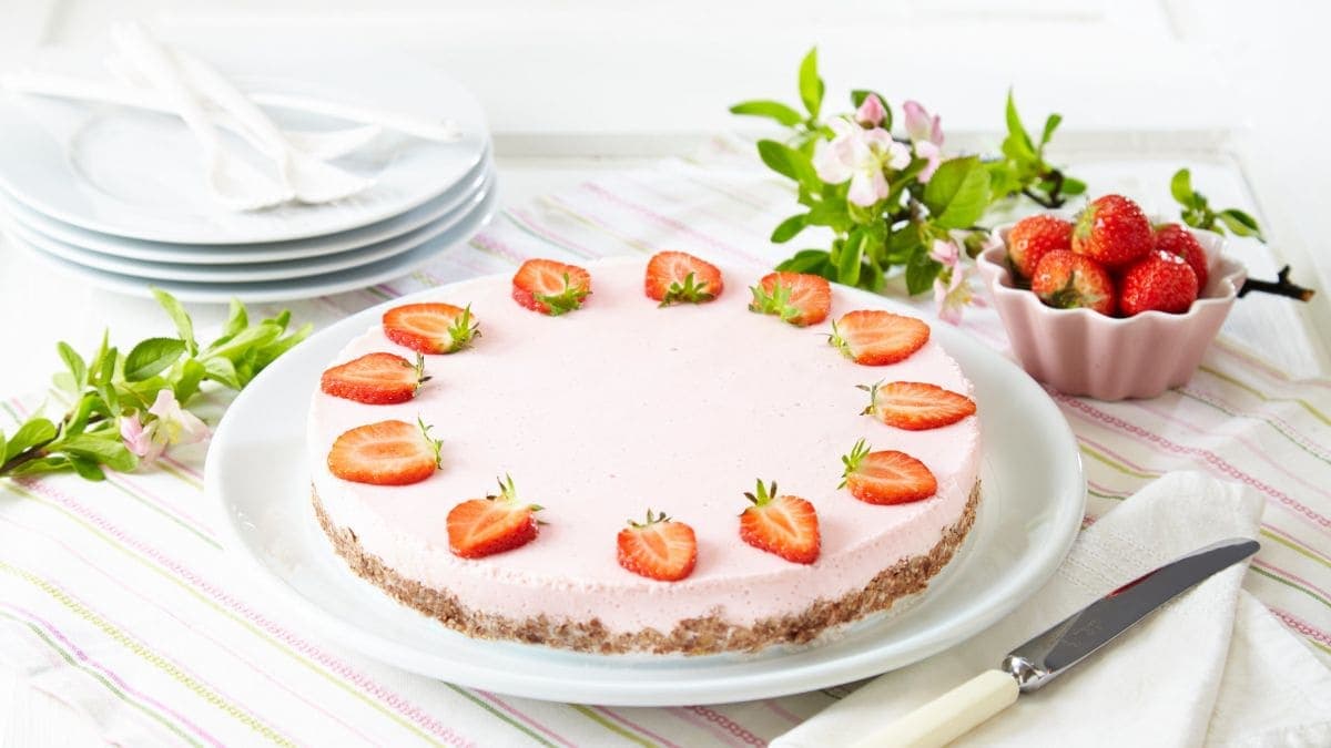 Ostekake med Cottage Cheese