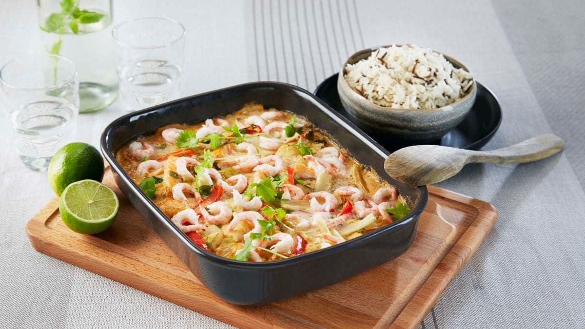 Fiskegrateng med kokosmelk