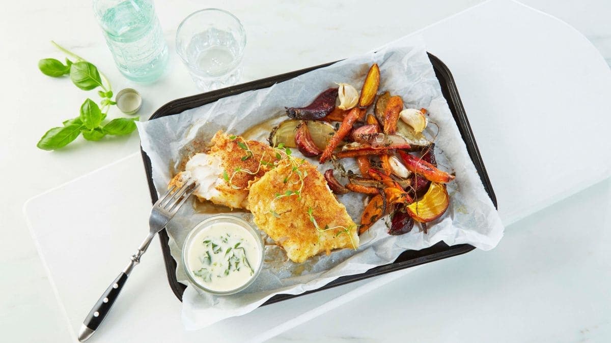 Ostepanert torskefilet