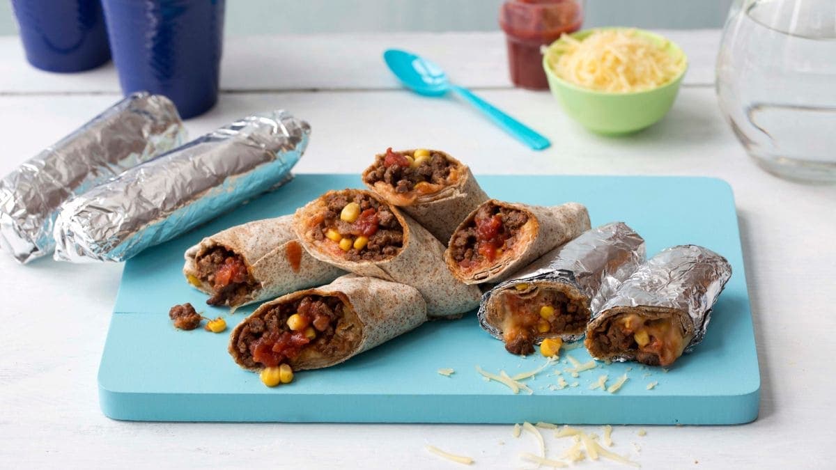 Grove burritos med tacosmak