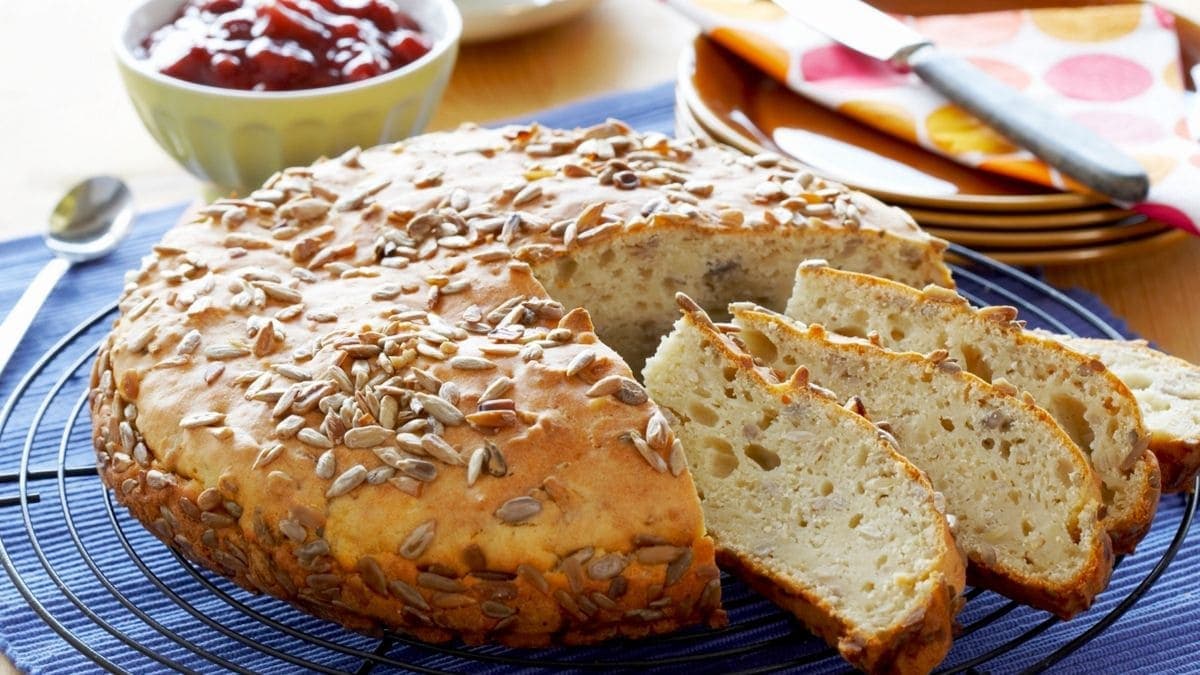 Saftig solsikkebrød