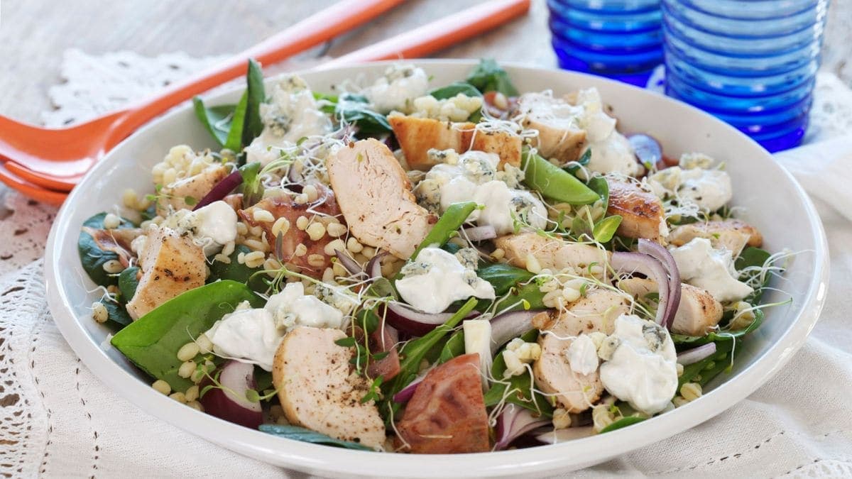 Salat med kylling og bulgur