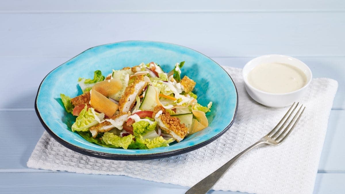 Cornflakes-panert kyllingschnitzel