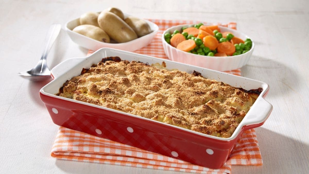 Fiskegrateng med makaroni