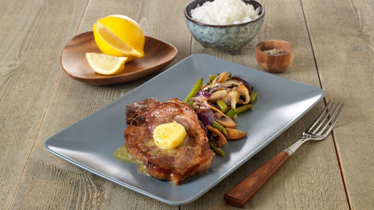 Koteletter med kryddersmør