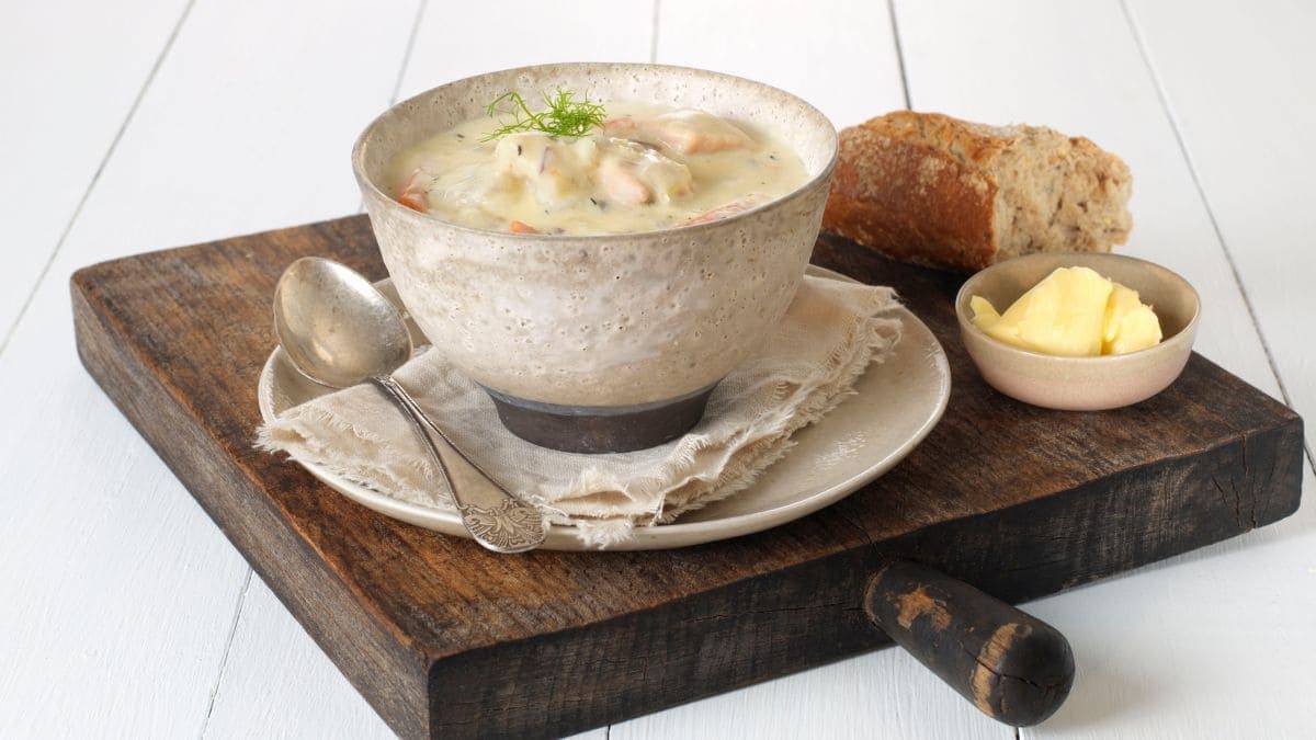 Blandet fiskegryte med estragon